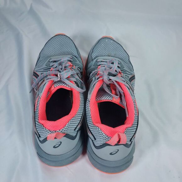 ASICS Gel-Venture 8 Womens Gray Coral Athletic Trail Running Sneakers - Picture 4 of 13